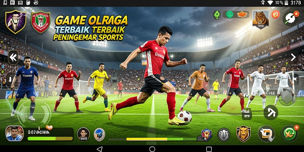Tangkapan layar gameplay dari 3178 yang menunjukkan aksi olahraga yang dinamis.