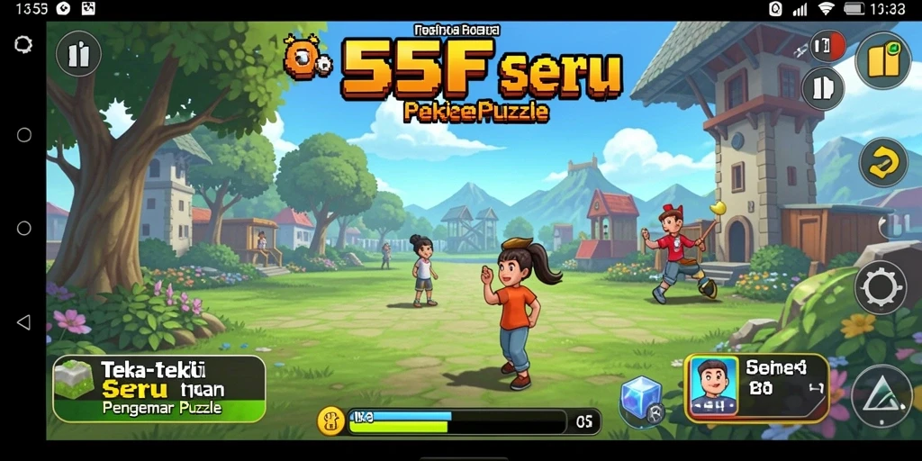 Gameplay menyenangkan dari 555F yang penuh teka-teki.