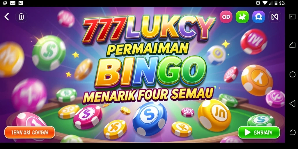 Tampilan gameplay Bingo yang seru di 777LUKCY.