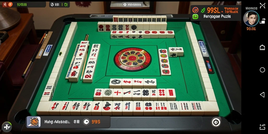 Gameplay Mahjong yang seru dan menantang di 99SL.