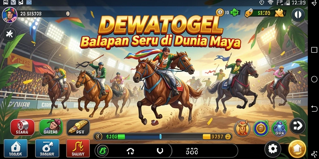 Gameplay balapan yang mendebarkan di DEWATOGEL.