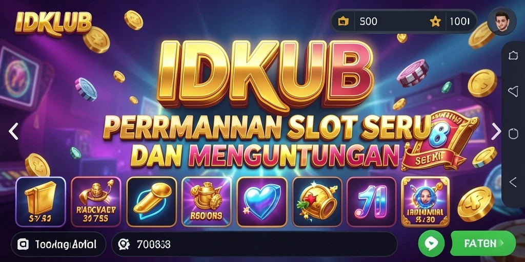 Tampilan menarik gameplay game Slot IDKLUB.