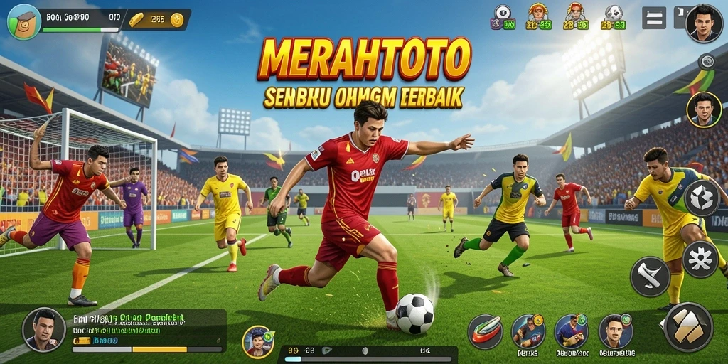 Tampilan gameplay MERAHTOTO yang seru dan kompetitif dalam olahraga.