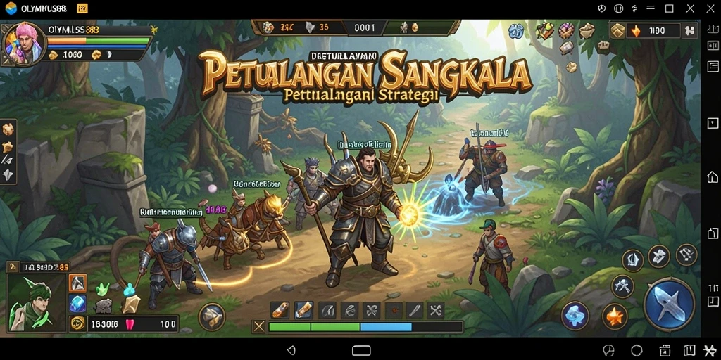 Tangkapan layar permainan OLYMPUS88 menunjukkan pertempuran yang seru dan strategi mendalam.