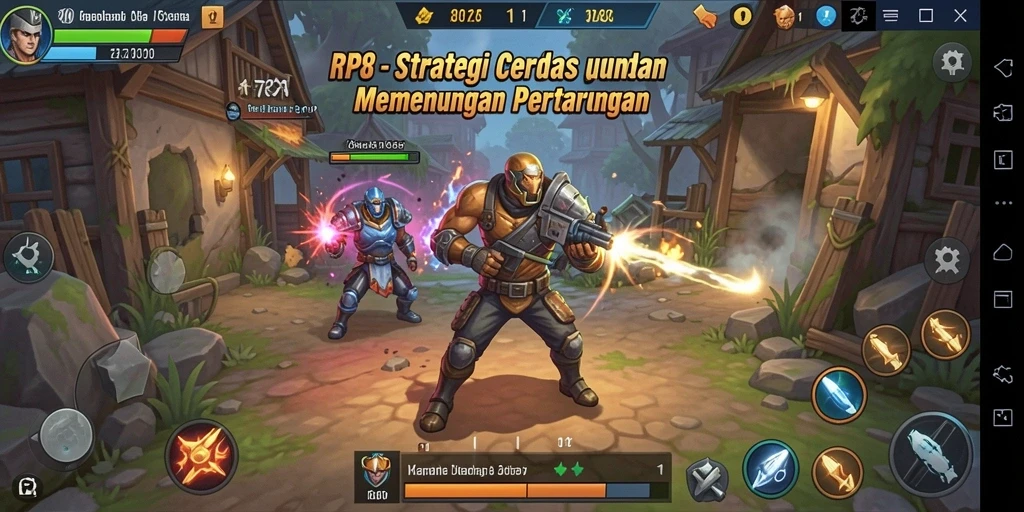 Tampilan gameplay <strong>RP8</strong> yang strategis dan menegangkan.