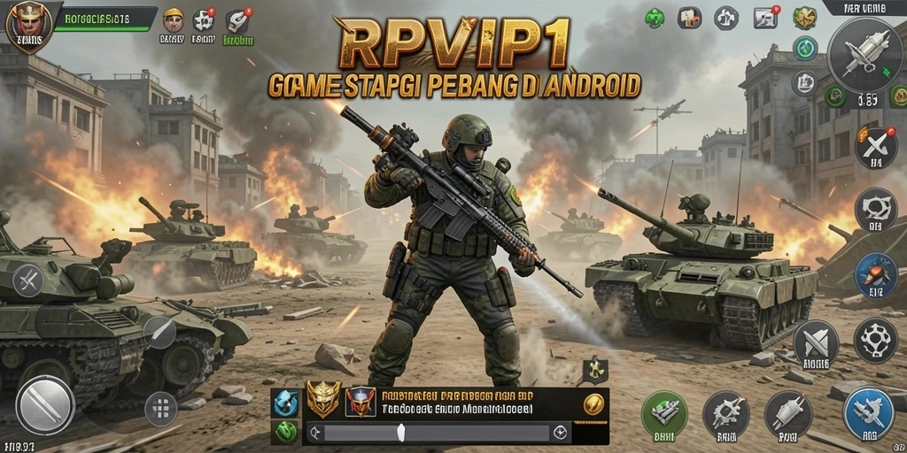 Tampilan gameplay yang mengasyikkan dan seru di RPVIP1.