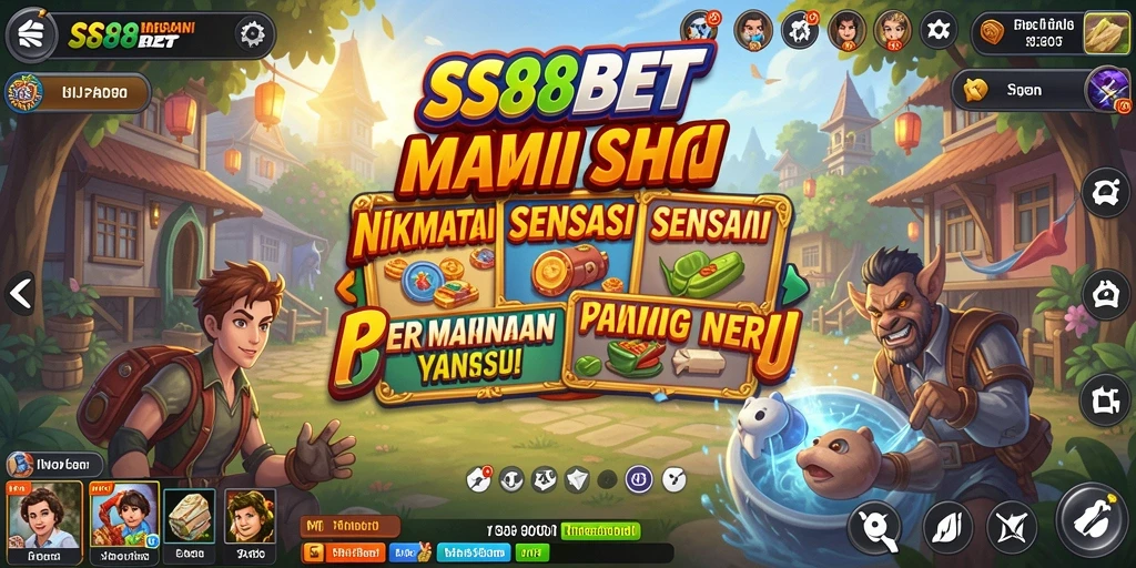 Tampilan gameplay casual SS88BET yang mengasyikkan dan interaktif.