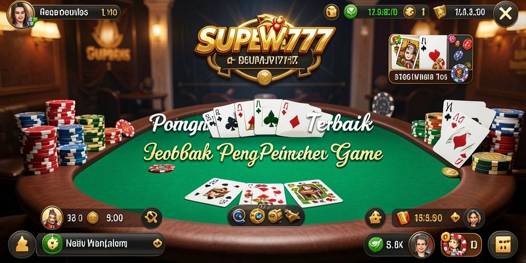 Tampilan gameplay Poker yang seru dan penuh strategi.